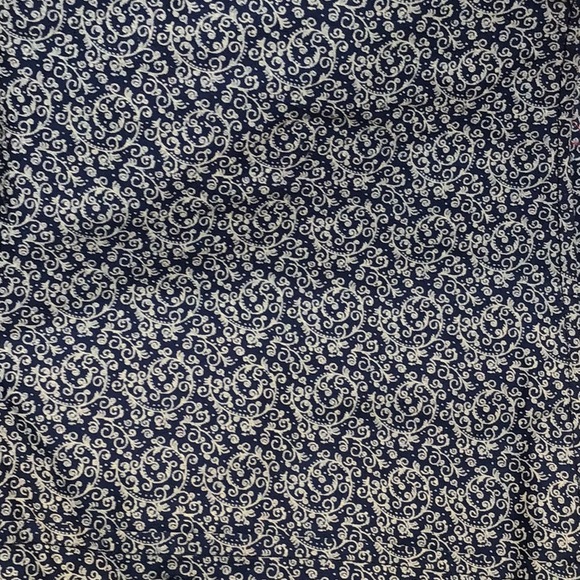 Navy and beige east iron dress shirt - Picture 3 of 4